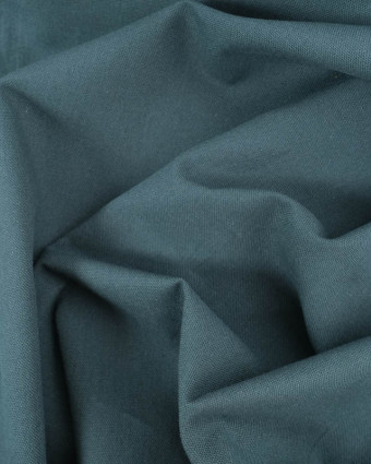 Tissu uni grande largeur Bleu Pétrole Diabolo - Mercerine