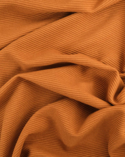 Tissu Jersey Ottoman Miel Oeko-Tex - Mercerine