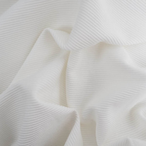 Tissu Jersey Ottoman Blanc...