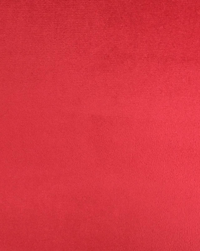 Tissu Velours Epais Ameublement Rouge Foncé Elise - Mercerine