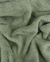 Tissu Eponge Indemaillable Vert Mousse - Oeko-Tex