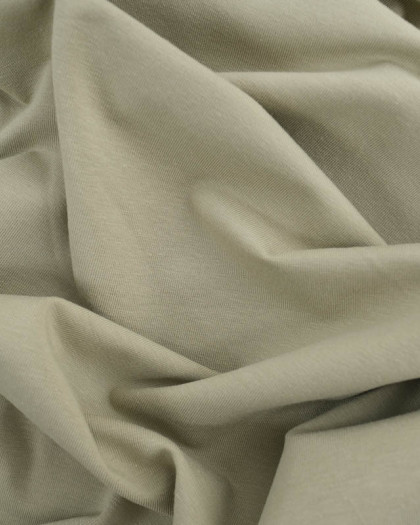 Jersey Uni Vert Tendre Oeko-Tex - Mercerine