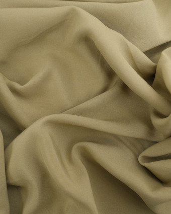 Tissu Popeline de Bambou Vert Olive Oeko-Tex - Mercerine