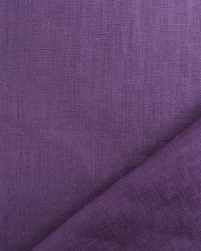Lin Coton Lin Uni Violet Oeko-Tex  - Mercerine