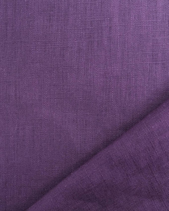 Lin Coton Lin Uni Violet Oeko-Tex  - Mercerine