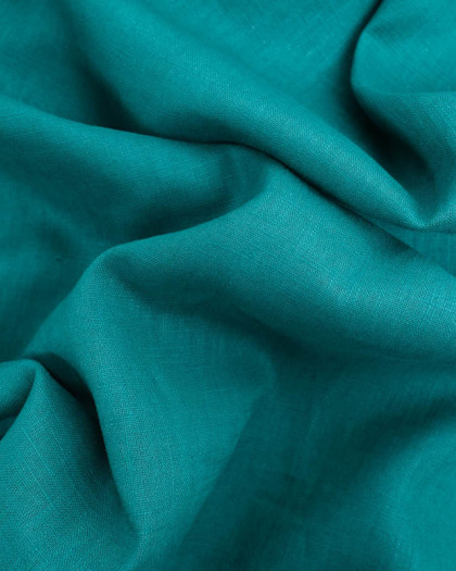 Tissu Ramie Emeraude Oeko-Tex - Mercerine