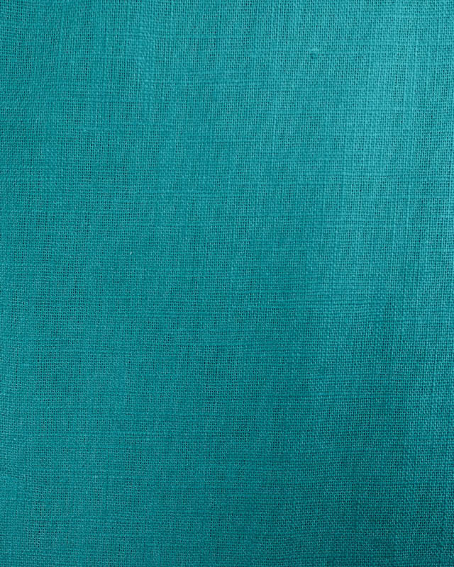 Tissu Lin Coton Emeraude Oeko-Tex  - Mercerine