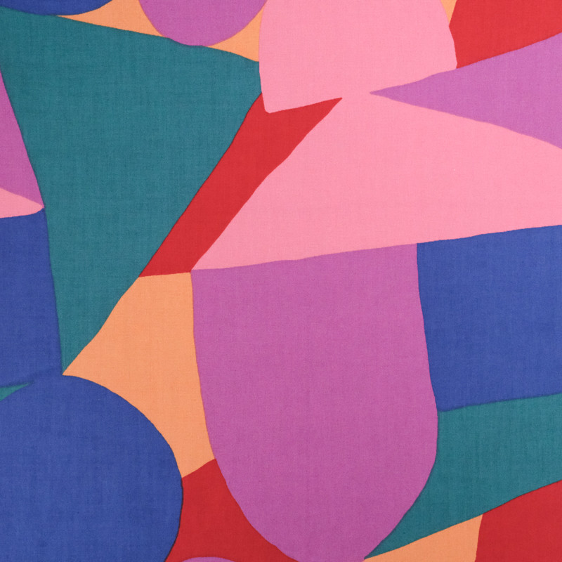 Popeline Shapes Multicolore - Nerida Hansen - Mercerine