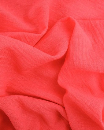 Tissu Effet Lin Corail Oeko-Tex- Mercerine