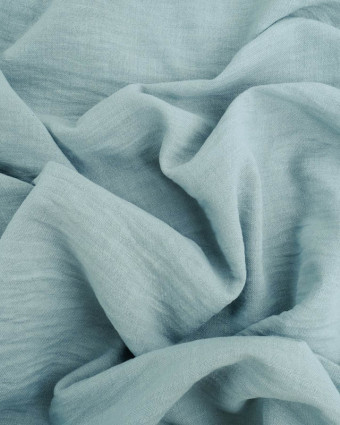 Tissu Effet Lin Sauge Oeko-Tex - Mercerine