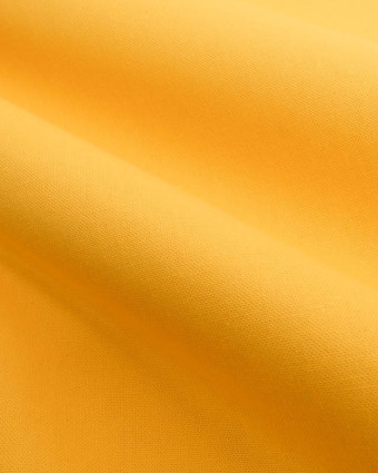 Tissu Coton Demi Natté Grande Largeur Jaune  - Mercerine