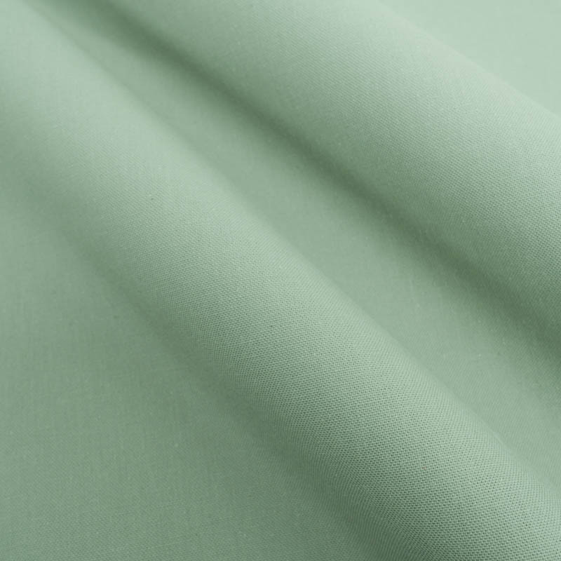 Tissu Coton Demi Natté Grande Largeur Vert d'Eau - Mercerine