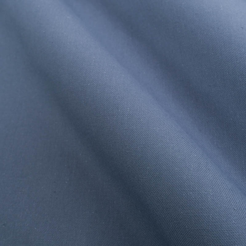 Tissu Coton Demi Natté Bleu Indigo - Mercerine