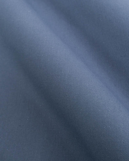 Tissu Coton Demi Natté Grande Largeur Bleu Indigo - Mercerine