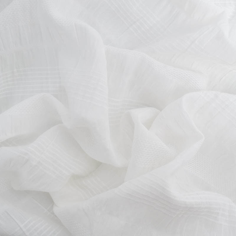 Tissu Coton Blanc Jupon  - Mercerine