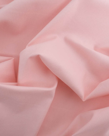 Tissu Denim Rose Pâle Stretch - Mercerine