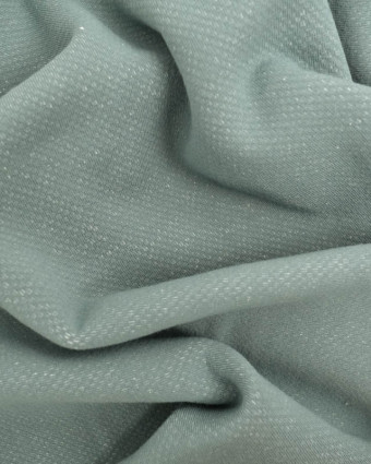 Tissu Sweat Effet Lave Petrole - Mercerine
