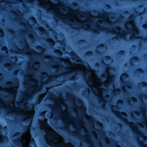 Tissu Minky Bubble Bleu...