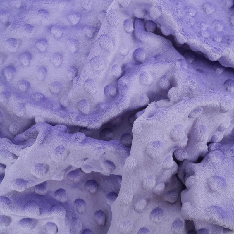Tissu Minky Bubble Violet Oeko-tex - Mercerine