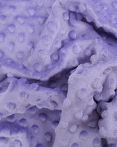 Tissu Minky Bubble Violet Oeko-tex