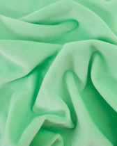 Tissu Velours Stretch Menthe Oeko-tex