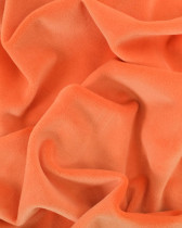 Tissu Velours Stretch Mandarine Oeko-tex