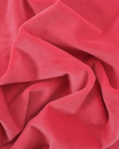 Tissu Velours Stretch Rose Oeko-tex