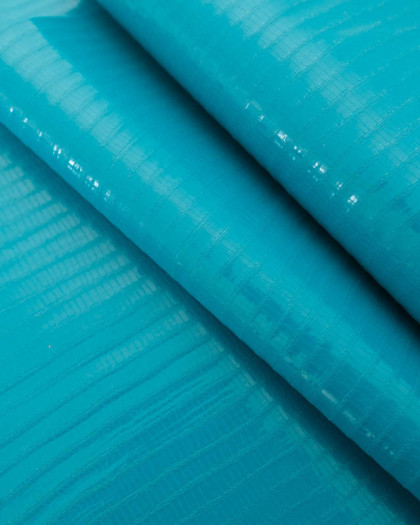 Tissu Simili Cuir Denver Bleu Turquoise  - Mercerine