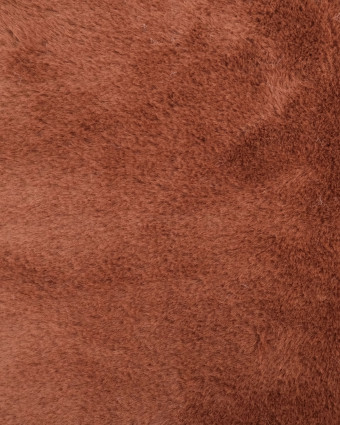 Tissu Fausse Fourrure Douce Chocolat   - Mercerine