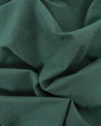 Coton Léger Doux Vert Sapin - Oeko-Tex - Mercerine