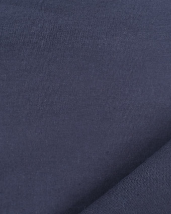 Tissu Coton Léger Doux Bleu Nuit  - Mercerine