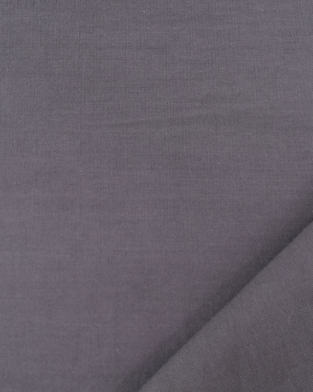 Tissu Coton Léger Doux Gris  - Mercerine