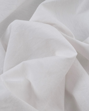 Tissu Coton Léger Doux Blanc - Oeko-Tex - Mercerine