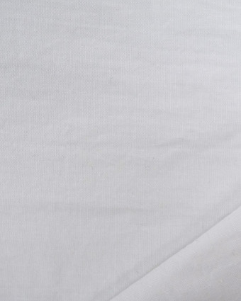 Tissu Coton Léger Doux Blanc - Mercerine