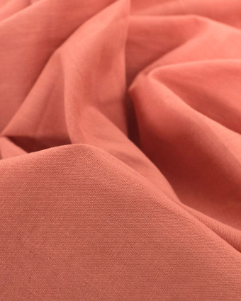Tissu Coton Léger Doux Marsala  - Mercerine