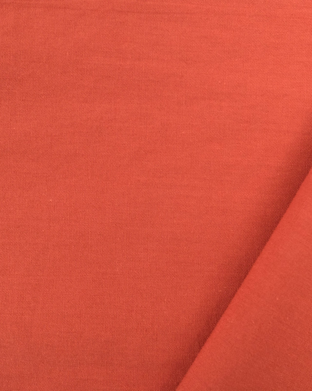Tissu Coton Léger Doux Tomette  - Mercerine