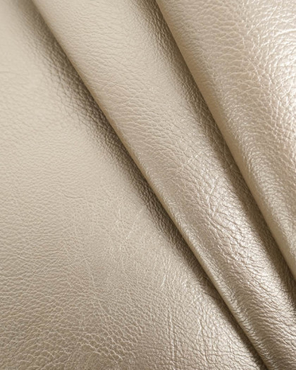Tissu Simili Cuir Pera Gold - Mercerine