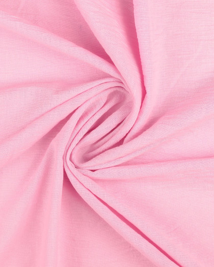 Tissu Effet Lin Rose - Mercerine