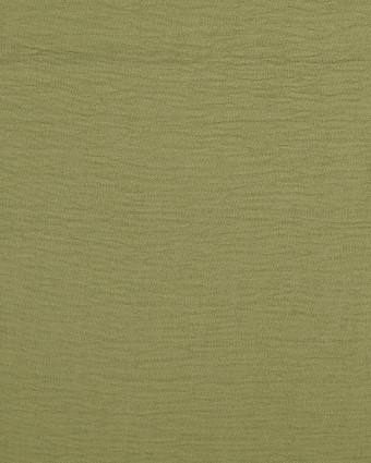 Tissu Effet Lin Vert Kaki - Mercerine