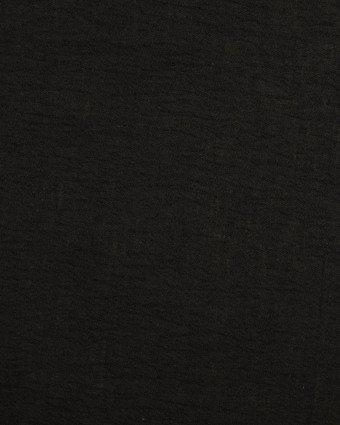 Tissu Effet Lin Noir - Mercerine