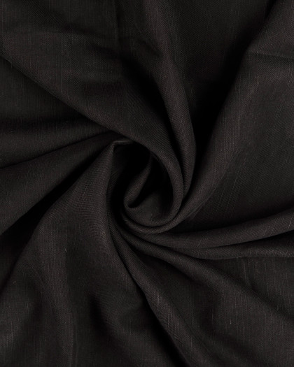 Lyocell Lin Noir - Mercerine