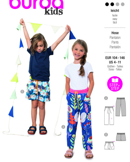 Patron Pantalon Burda 9228 - Mercerine