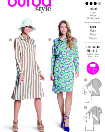 Patron Robe Burda 5826 - Mercerine
