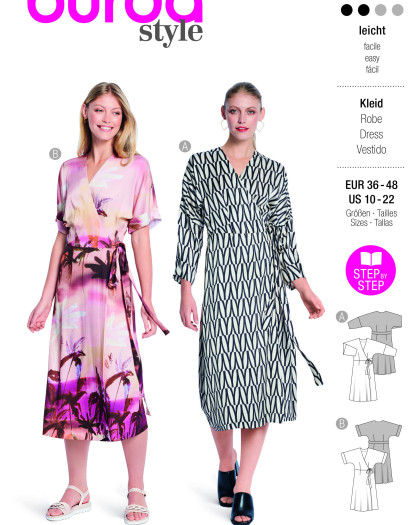 Patron Robe Burda 5844 - Mercerine