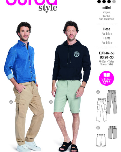 Patron Pantalon Burda 5814 - Mercerine