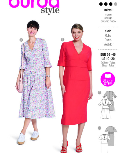 Patron Robe Burda 5820 - Mercerine