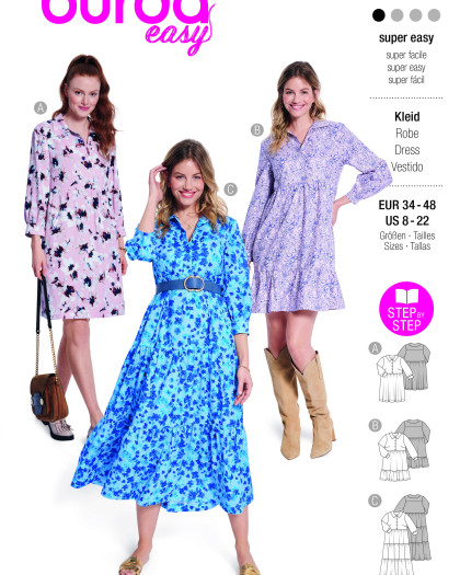 Patron Robe Burda 5802 - Mercerine