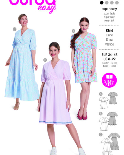 Patron Robe Burda 5803 - Mercerine