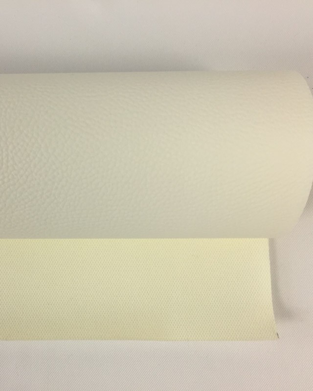 Tissus simili cuir blanc au rouleau - Mercerine.com