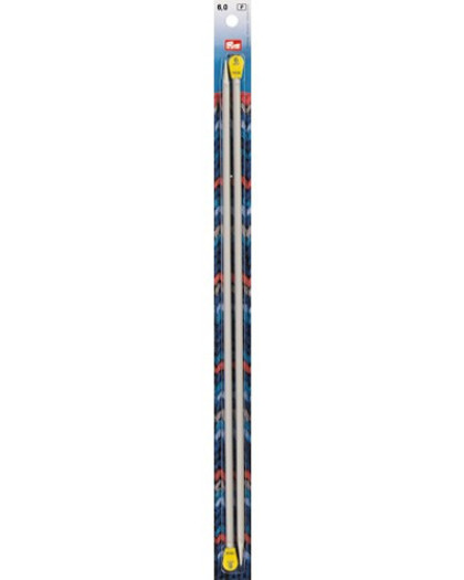 Aiguilles à tricoter à boule plastique - 40cmX6mm - Prym - Mercerine